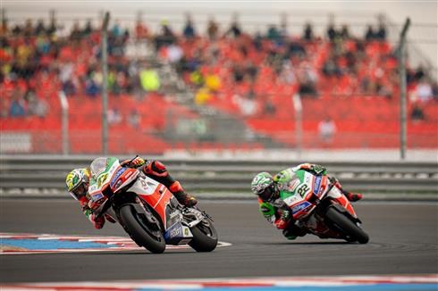 Lowes and Bassani at Balaton Park